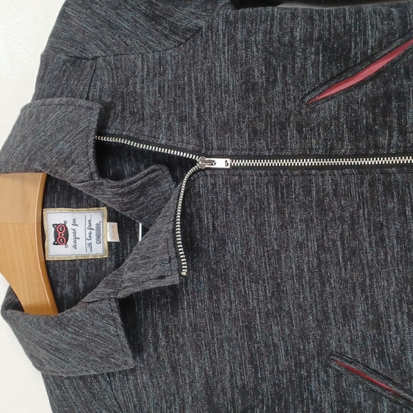 ✨3/$25✨ Gymboree Girls Heathered Grey Light Jacket - S 5-6 - Picture 4 of 9